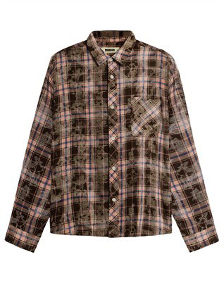  WBJong Check Skjorte - Brown/Check
